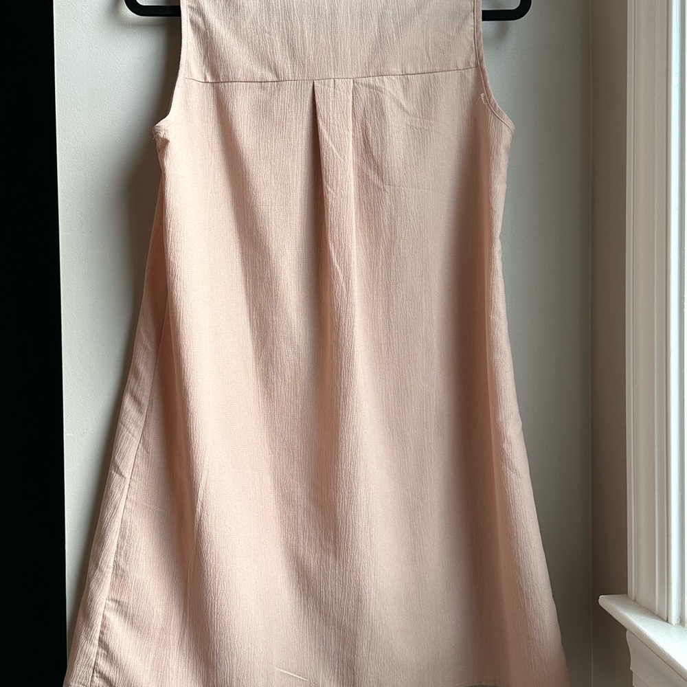 SHEIN cream tank dress